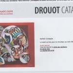 Cotation artistique DROUOT christophe napias