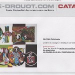 Cotation artistique DROUOT christophe napias